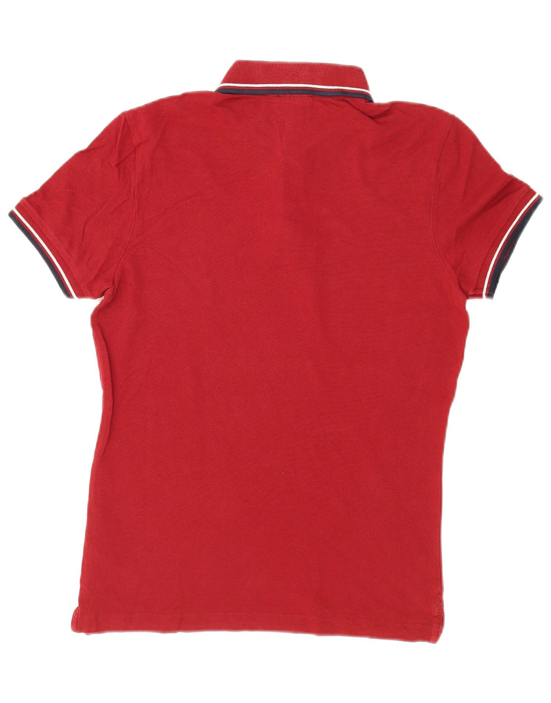 Diadora Mens Polo Shirt Small Burgundy Cotton