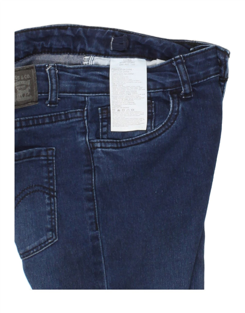 LEVI'S Girls 720 High Waist Super Skinny Jeans 11-12 Years W26 L25 Blue Vintage Levi's and Second-Hand Levi's from Messina Hembry 