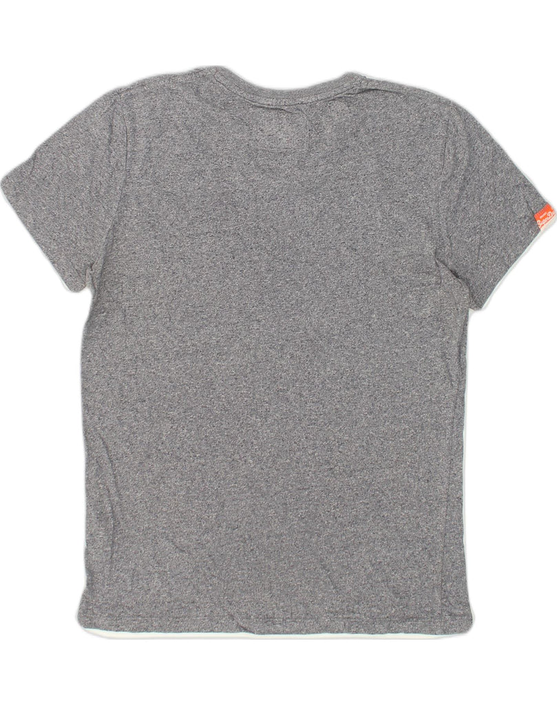 SUPERDRY Mens T-Shirt Top Large Grey Flecked Cotton | Vintage Superdry | Thrift | Second-Hand Superdry | Used Clothing | Messina Hembry 