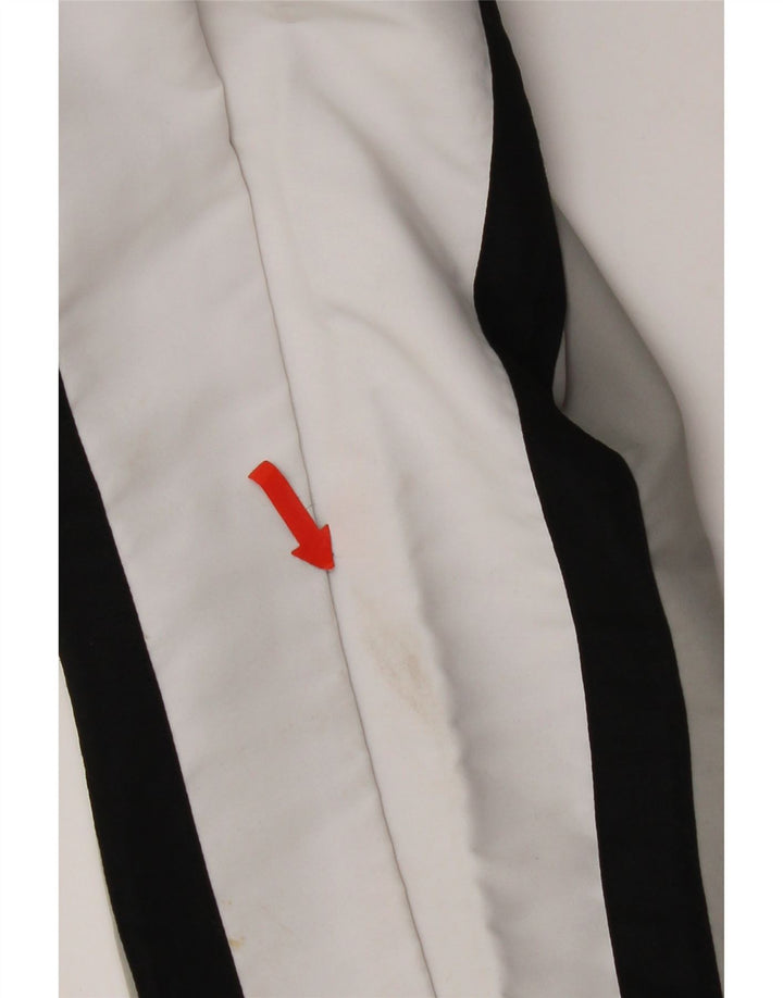 Fila Mens Zip Hoodie Sweater Small Grey Colourblock Polyester