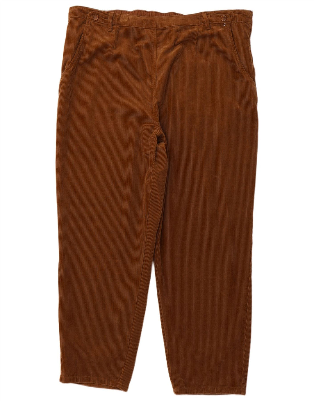 SEASALT CORNWALL Womens Straight Corduroy Trousers UK 20 2XL W40 L28 Brown