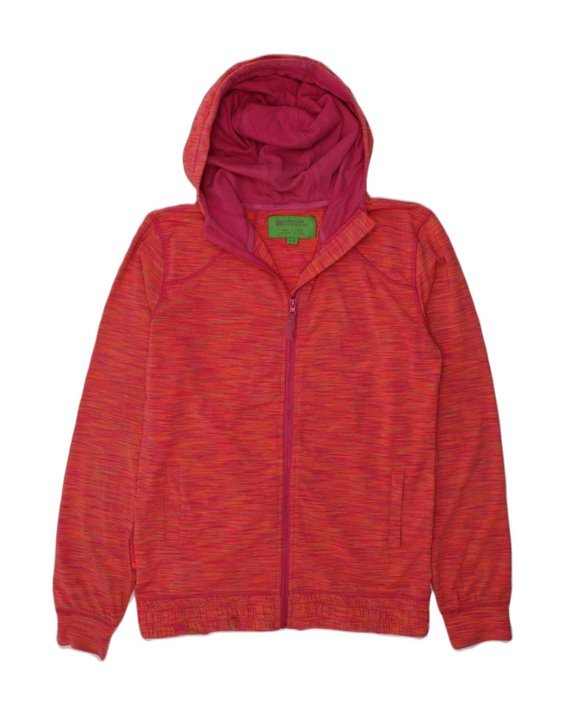 MOUNTAIN WAREHOUSE Girls Zip Hoodie Sweater 11-12 Years Orange Polyester | Vintage Mountain Warehouse | Thrift | Second-Hand Mountain Warehouse | Used Clothing | Messina Hembry 