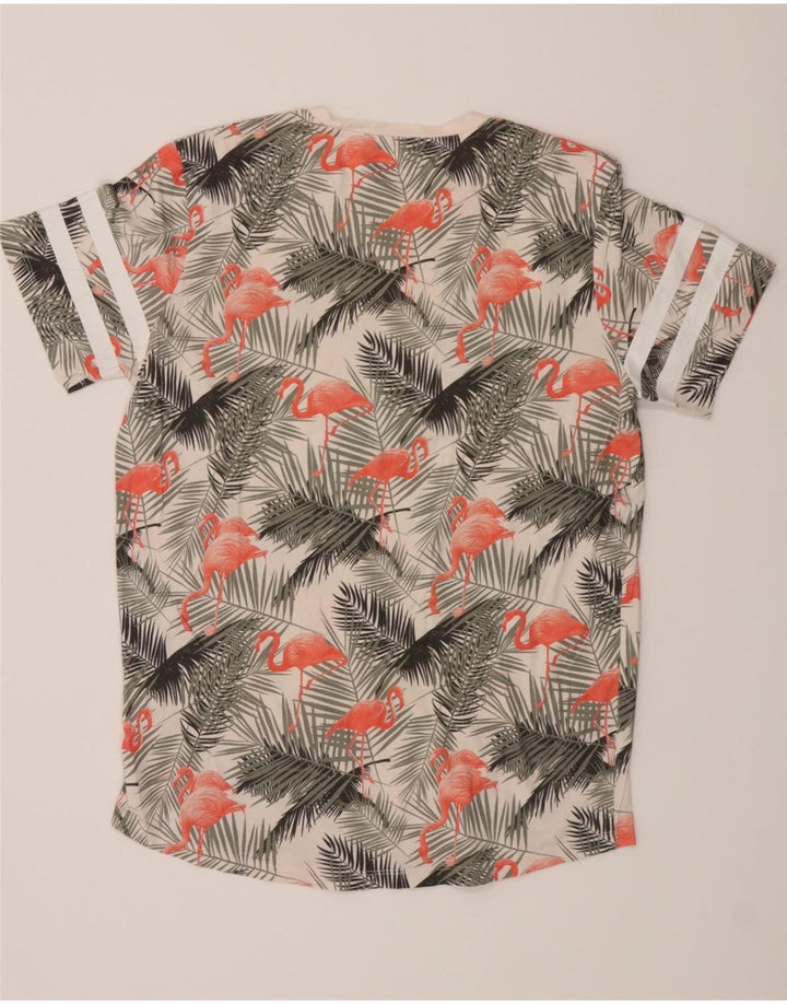 JACK & JONES Mens Graphic T-Shirt Top Large White Cotton Vintage Jack & Jones and Second-Hand Jack & Jones from Messina Hembry 