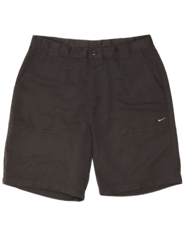 Nike Mens Golf Chino Shorts W36 Large Black Polyester