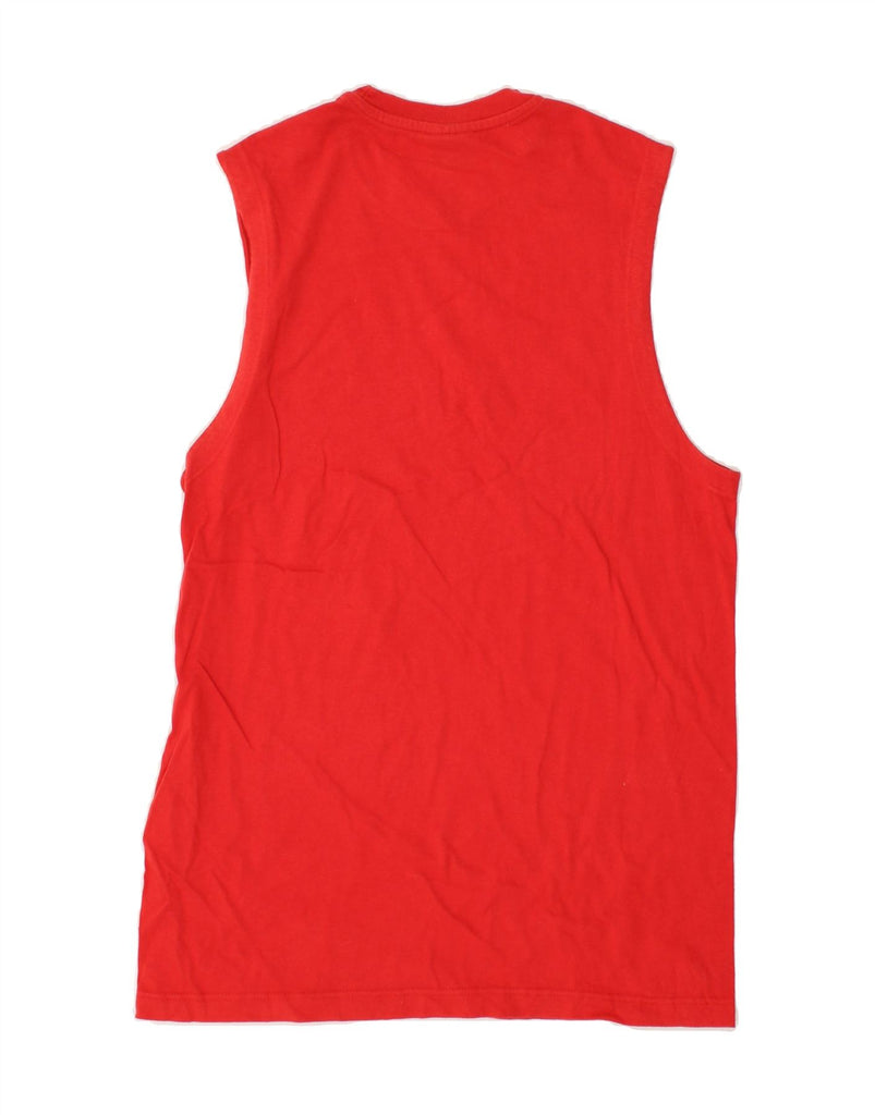 CHAMPION Mens Graphic Vest Top Large Red | Vintage Champion | Thrift | Second-Hand Champion | Used Clothing | Messina Hembry 