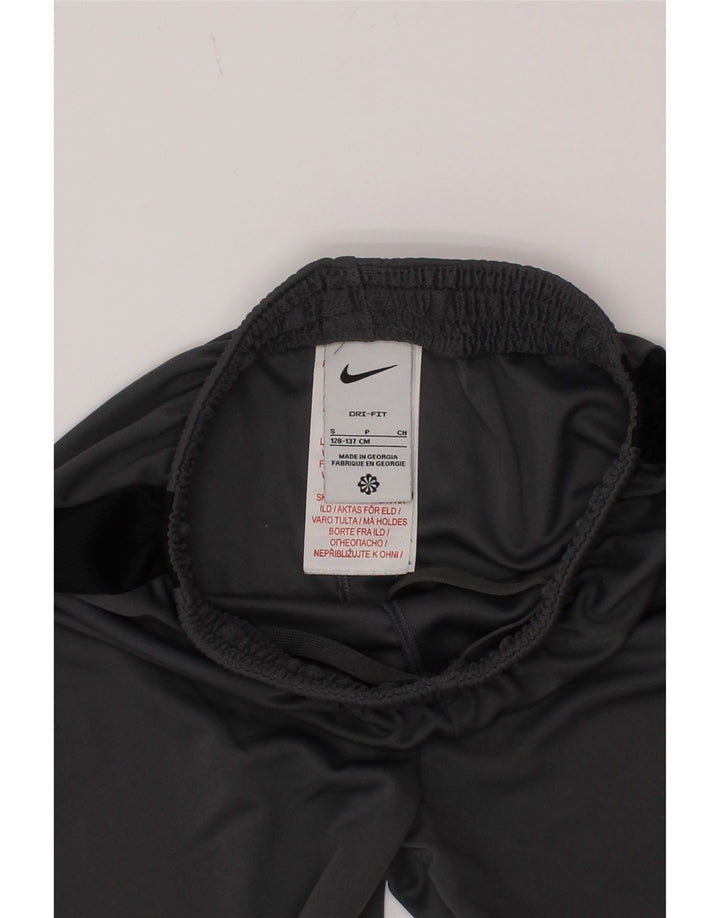 Nike Boys Dri Fit Sport Shorts 8-9 Years Small Grey Colourblock Polyester