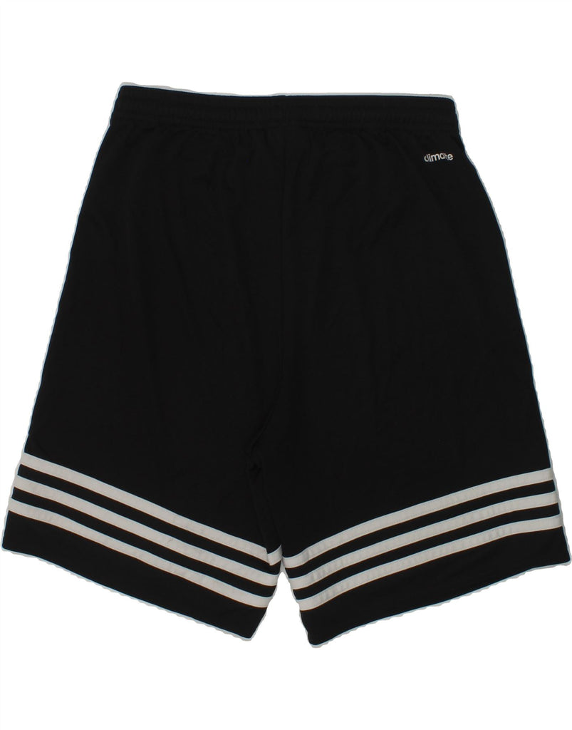 ADIDAS Boys Climalite Sport Shorts 11-12 Years Black Polyester | Vintage Adidas | Thrift | Second-Hand Adidas | Used Clothing | Messina Hembry 