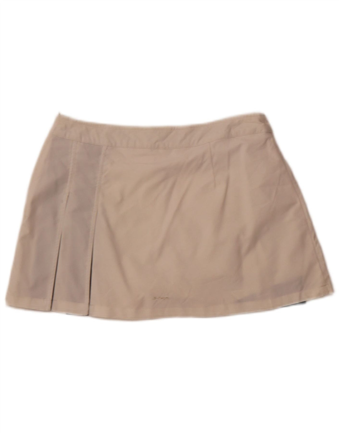 SERGIO TACCHINI Womens Skort IT 44 Medium  White Colourblock Polyester