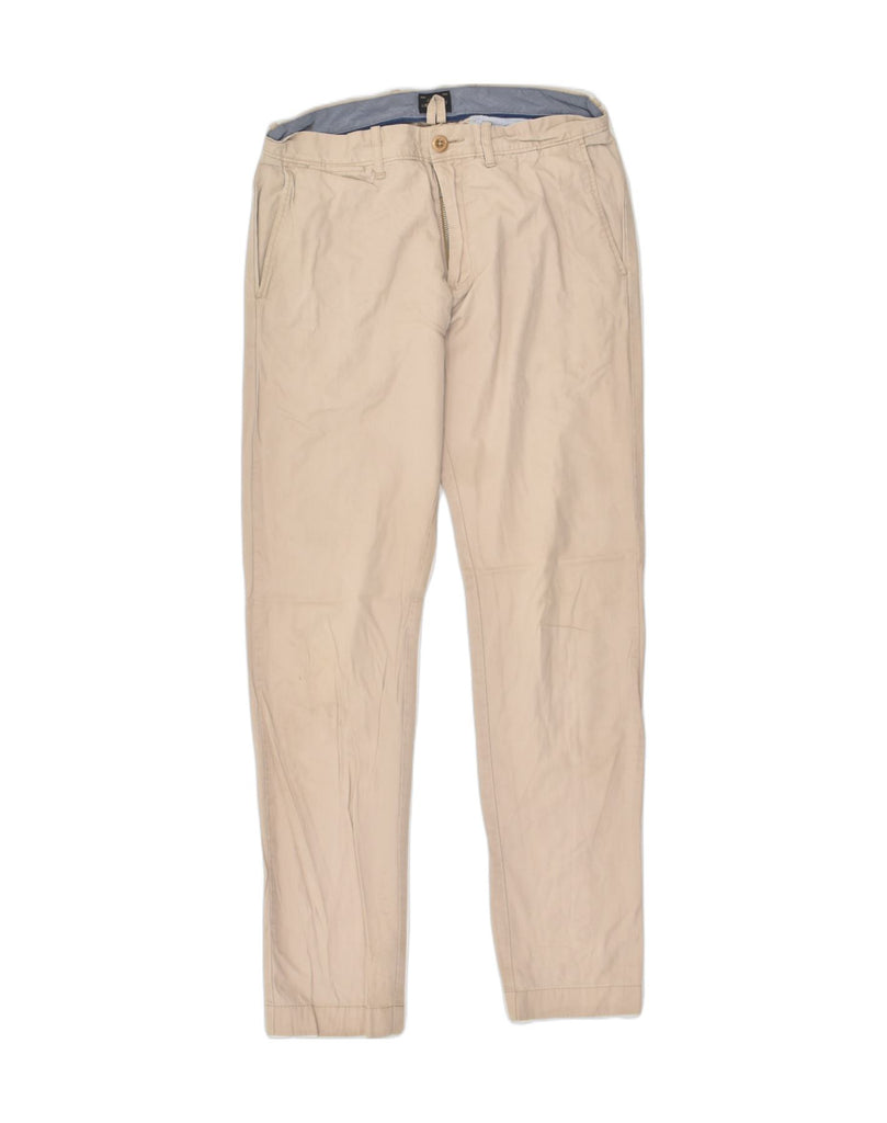 J. CREW Mens Slim Chino Trousers W30 L32  Beige Cotton | Vintage J. Crew | Thrift | Second-Hand J. Crew | Used Clothing | Messina Hembry 