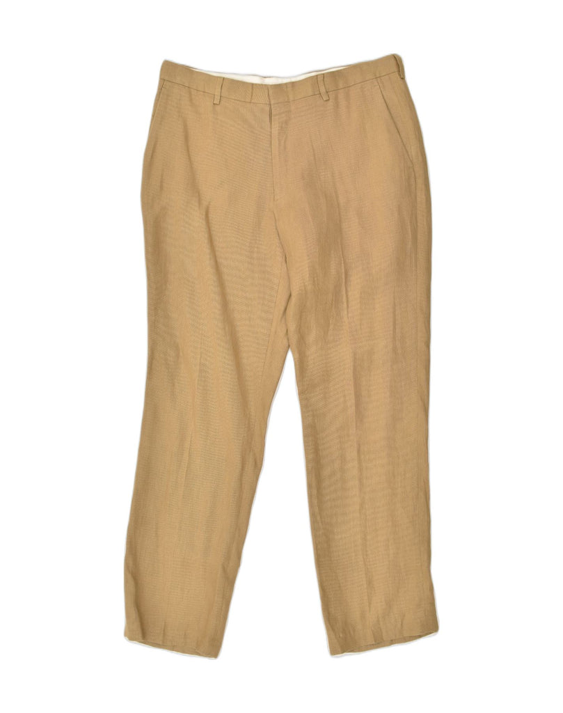 J. CREW Mens Straight Chino Trousers W34 L32  Beige Cotton | Vintage J. Crew | Thrift | Second-Hand J. Crew | Used Clothing | Messina Hembry 