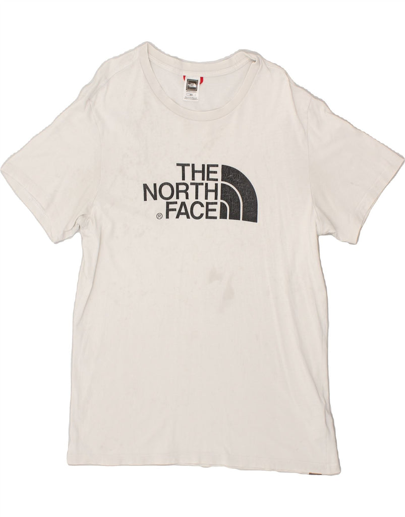 THE NORTH FACE Mens Graphic T-Shirt Top Medium White Cotton | Vintage The North Face | Thrift | Second-Hand The North Face | Used Clothing | Messina Hembry 