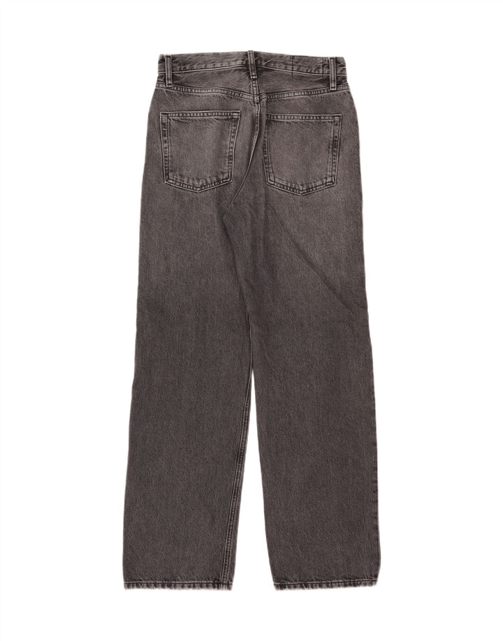 Massimo Dutti Womens Loose Jeans EU 38 Small W28 L30 Grey Cotton