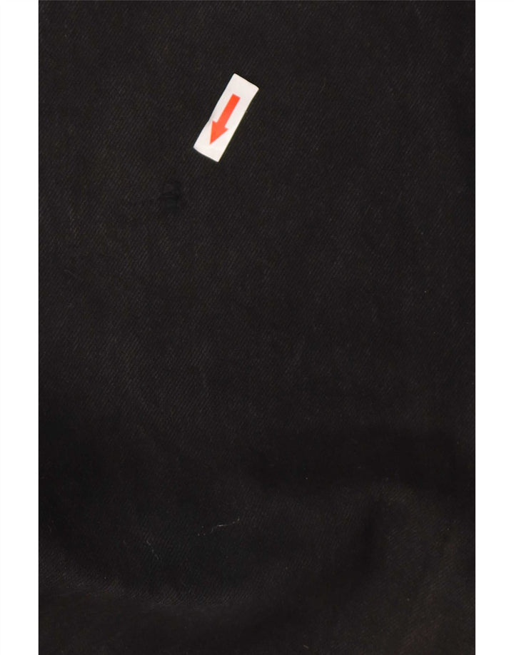 Levi's Mens Straight Jeans W36 L32 Black Cotton
