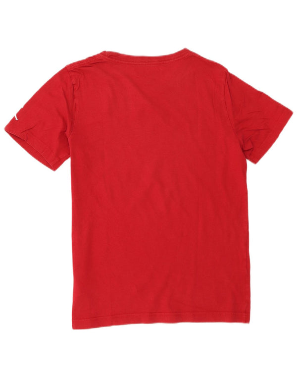 Jordan Boys Graphic T-Shirt Top 12-13 Years Large Red Cotton
