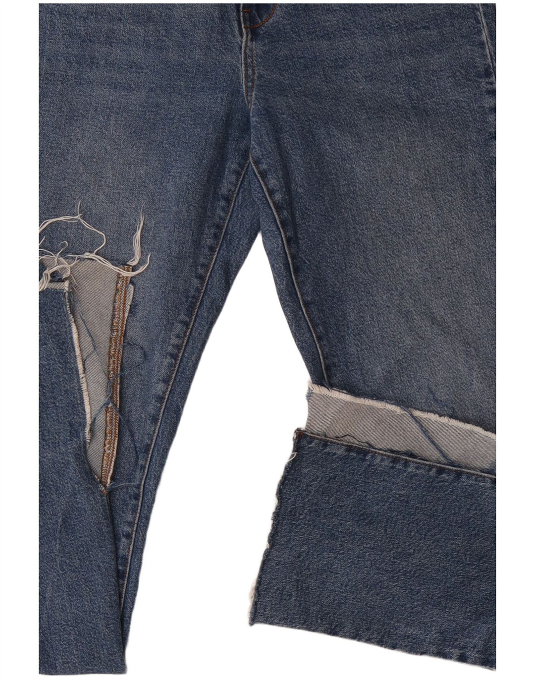 ZARA Womens Bootcut Jeans EU 36 XS W26 L33 Blue