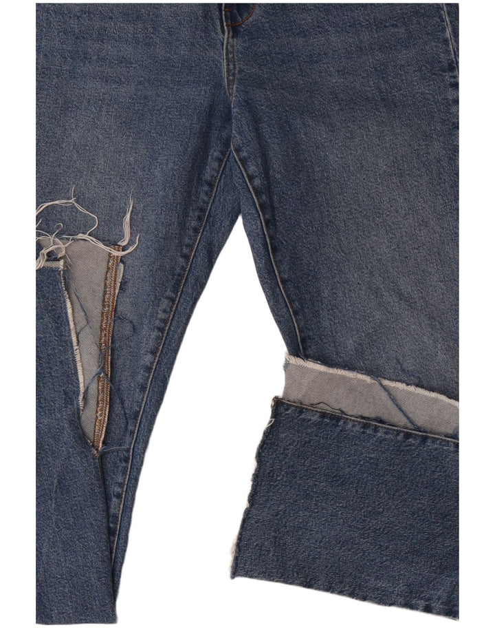 ZARA Womens Bootcut Jeans EU 36 XS W26 L33 Blue