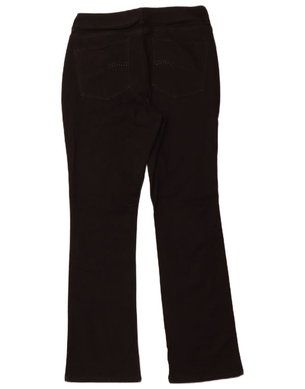LEE Womens Modern Series Bootcut Casual Trousers US 10 Large W30 L31 Black