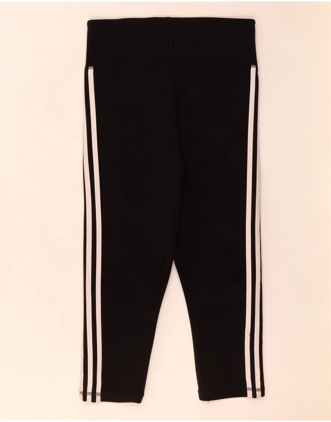 Adidas Womens Climalite Capri Leggings UK 12/14 Medium Black Polyester