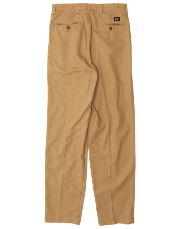 DOCKERS Mens Pegged Chino Trousers W29 L32 Beige Cotton