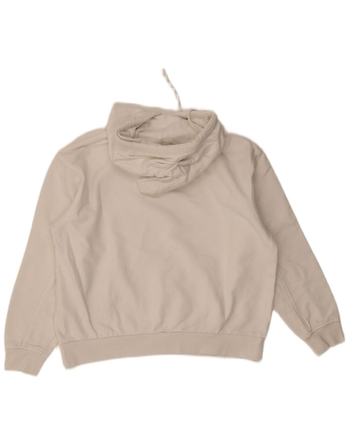 Levi's Mens Oversized Hoodie Jumper XS White Cotton