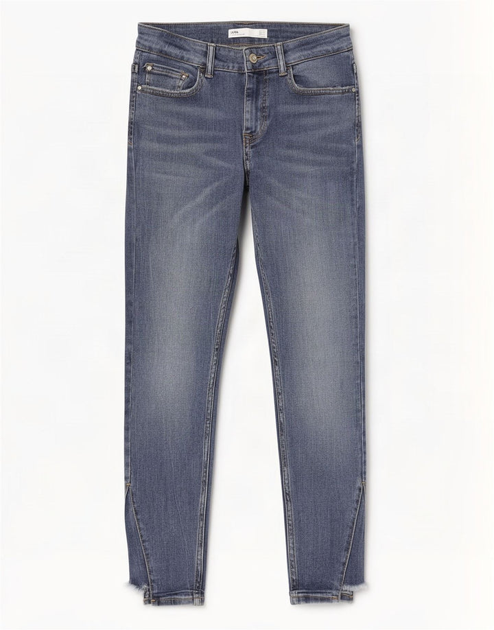 Zara Womens Slim Jeans EU 38 Small W28 L28 Blue
