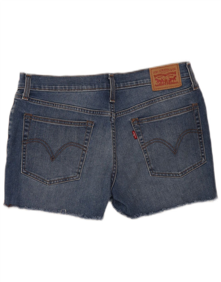 Levi's Womens Denim Shorts W29 Medium Blue Cotton
