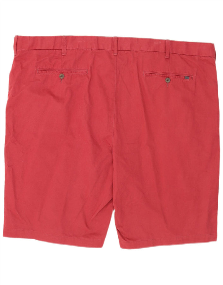 Marks & Spencer Mens Chino Shorts W48 4XL Red Cotton