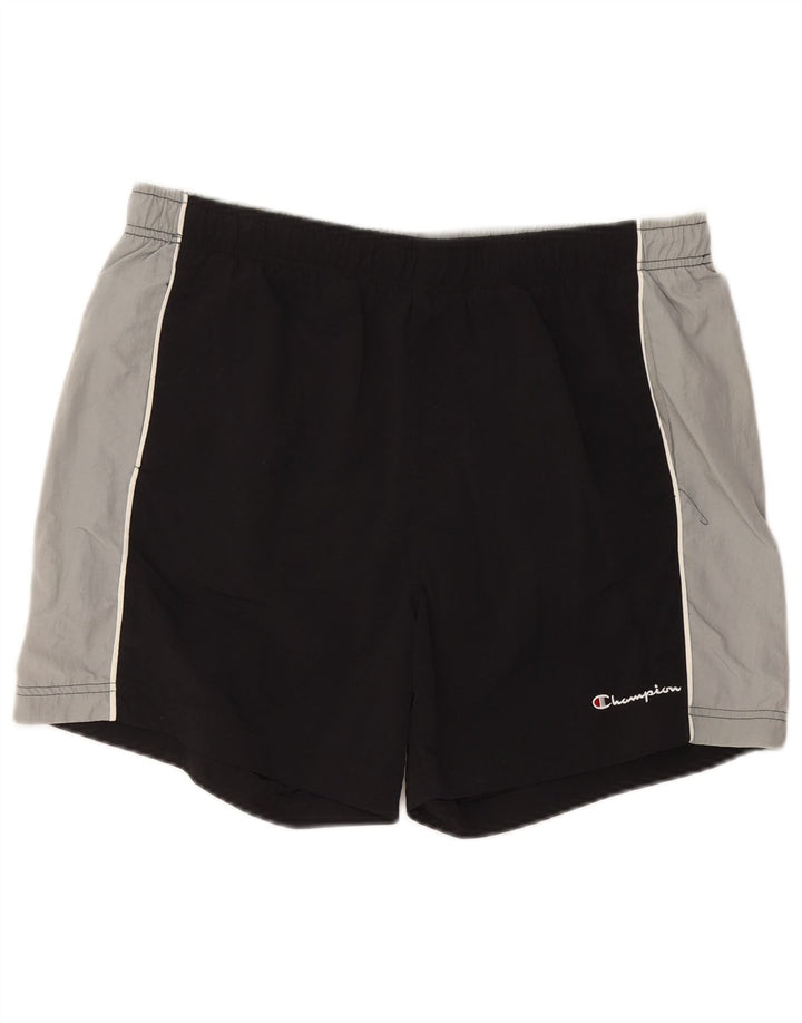 CHAMPION Mens Swimwear 2XL  Black Colourblock