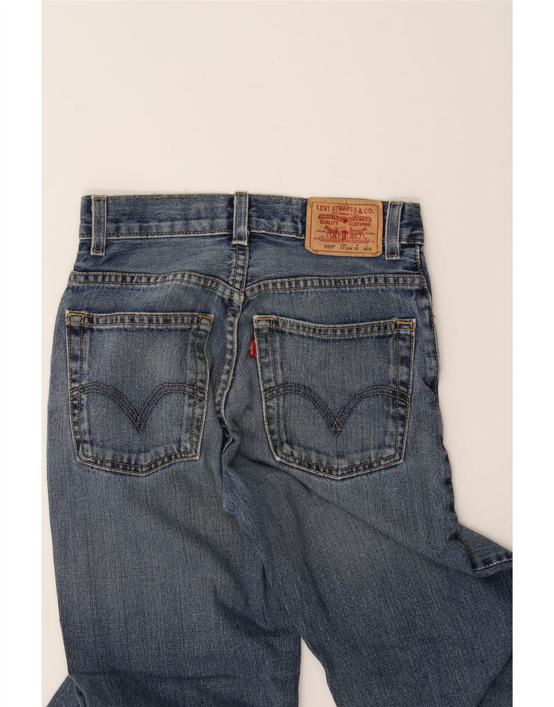 LEVI'S Girls 569 Loose Jeans 11-12 Years W24 L261/2 Blue Cotton Vintage Levi's and Second-Hand Levi's from Messina Hembry 