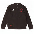 Adidas Mens Climalite Graphic Tracksuit Top Jacket Large Black Polyester