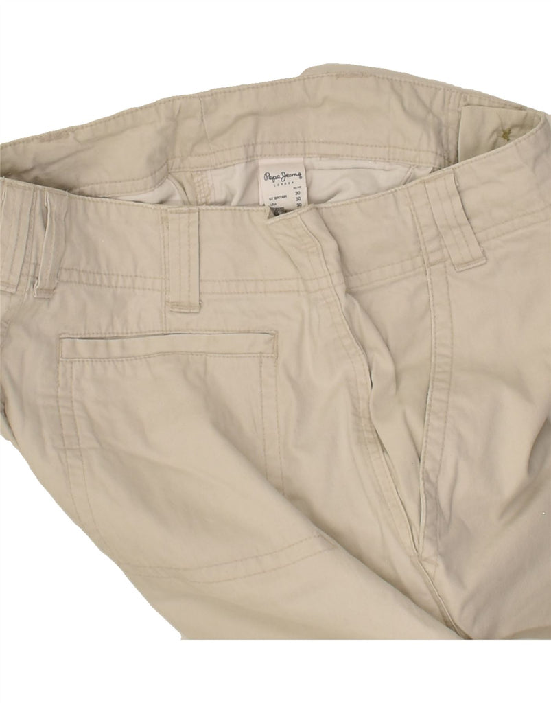 PEPE JEANS Mens Cargo Shorts W30 Medium  Beige Cotton | Vintage PEPE Jeans | Thrift | Second-Hand PEPE Jeans | Used Clothing | Messina Hembry 