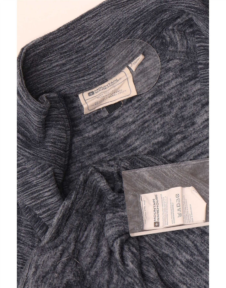 Mountain Warehouse Womens Fleece Jacket UK 6 XS Grey Flecked Polyester