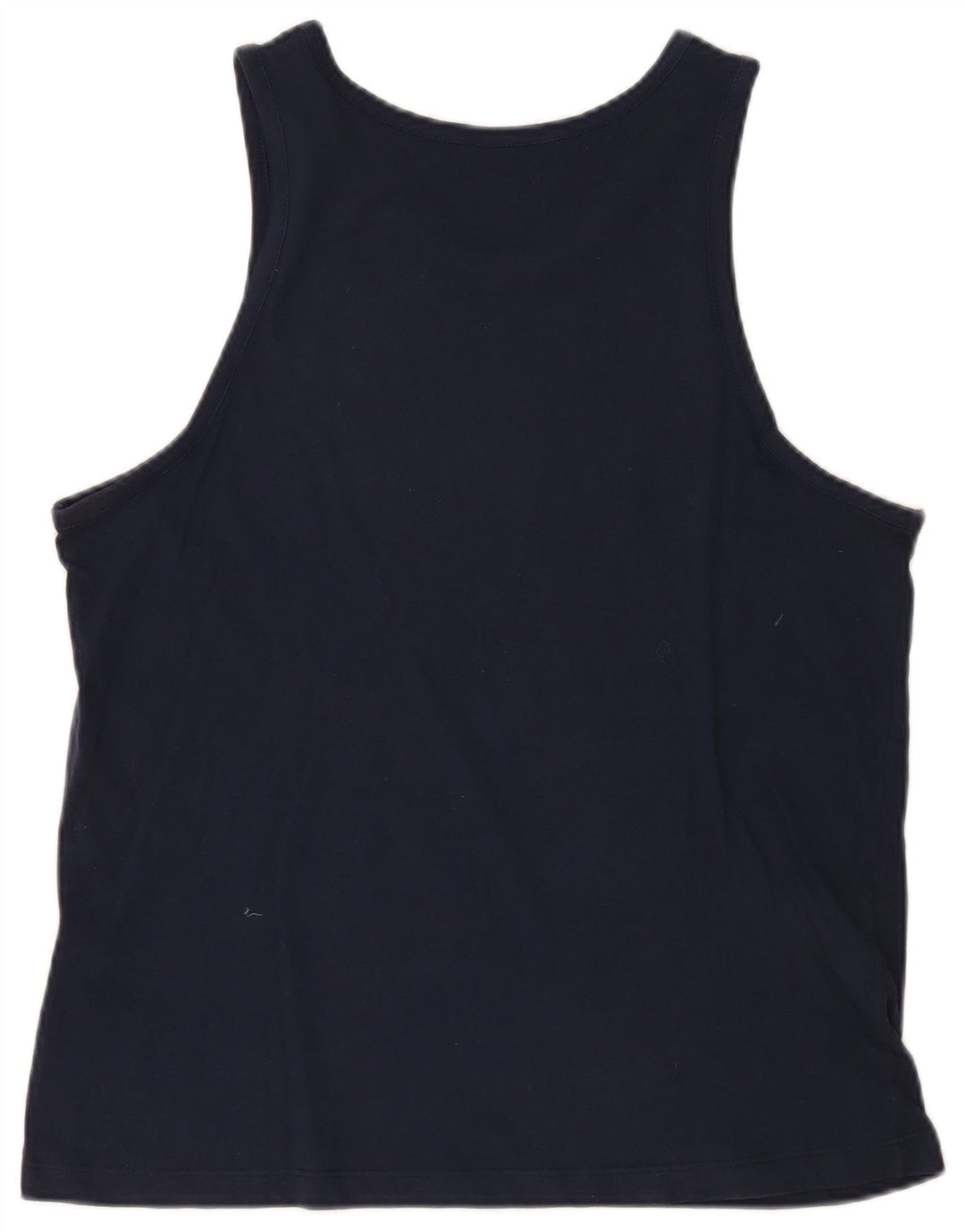 Nike Mens Slim Fit Graphic Vest Top Large Navy Blue Cotton
