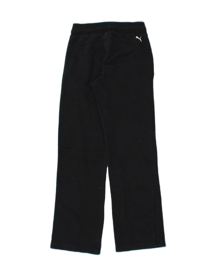 PUMA Womens Tracksuit Trousers UK 10 Small Black Cotton Vintage Puma and Second-Hand Puma from Messina Hembry 