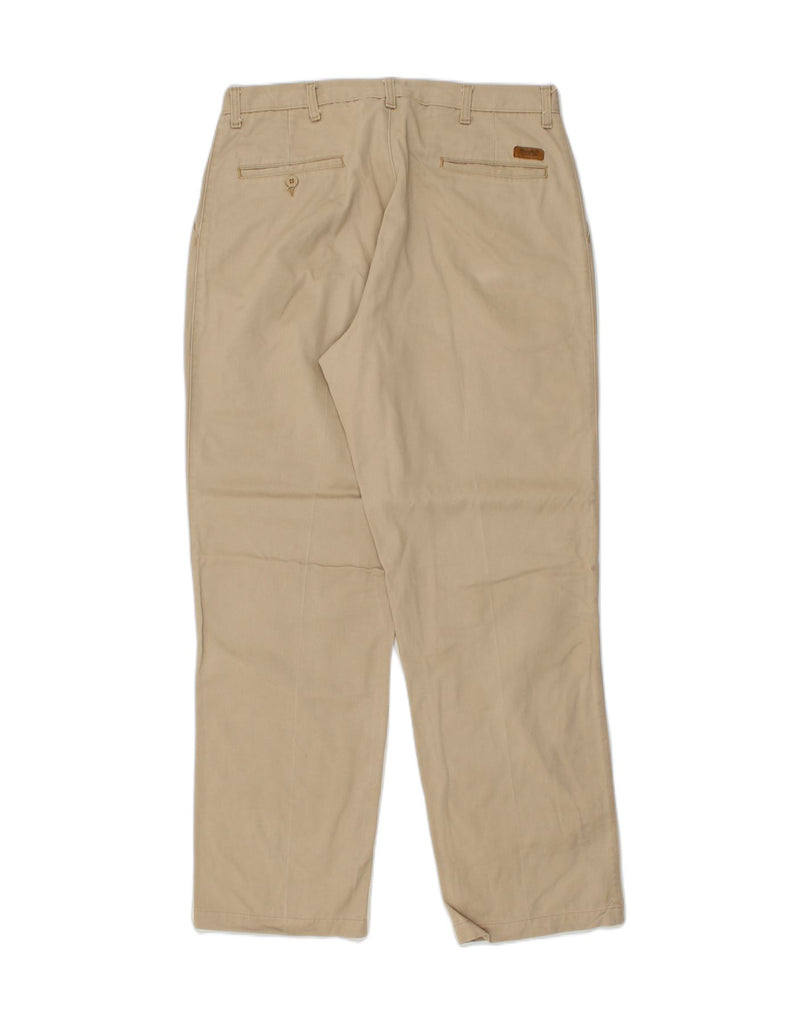 WRANGLER Mens Pegged Chino Trousers W36 L32 Beige Cotton | Vintage Wrangler | Thrift | Second-Hand Wrangler | Used Clothing | Messina Hembry 