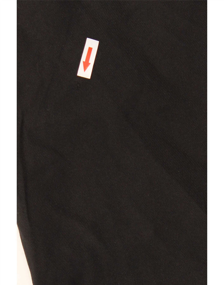 Marks & Spencer Mens Straight Suit Trousers W42 L31 Black Polyester