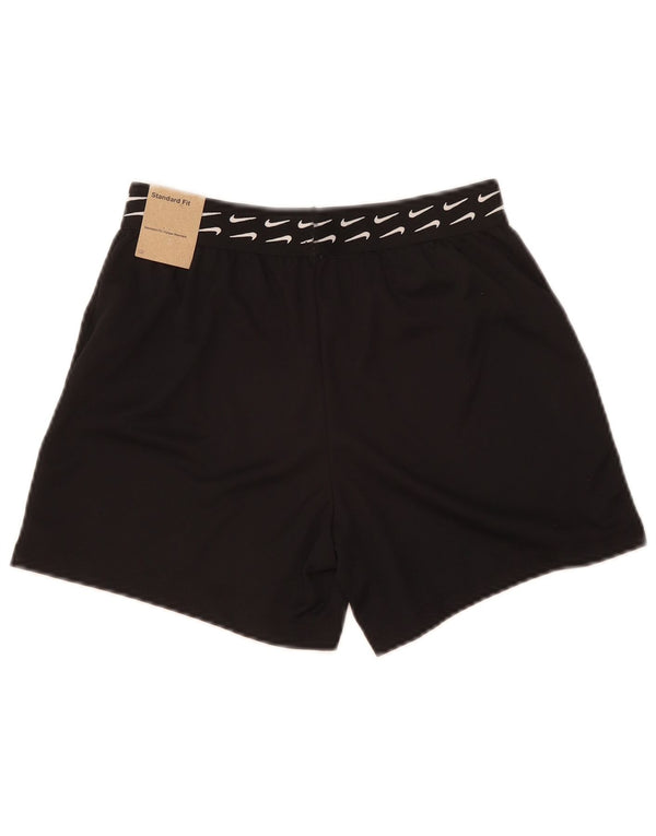 Nike Boys Dri Fit Graphic Sport Shorts 12-13 Years Large  Black Polyester
