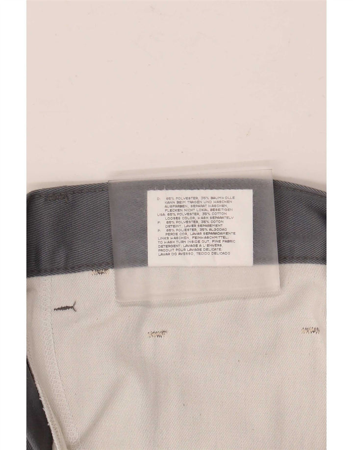 Mustang Mens Bootcut Casual Trousers W33 L34 Grey Polyester