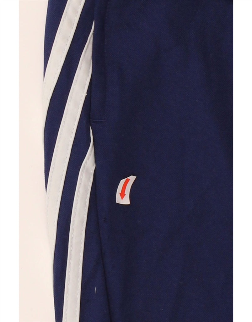 ADIDAS Mens Tracksuit Trousers Medium Navy Blue Striped Polyester Vintage Adidas and Second-Hand Adidas from Messina Hembry 