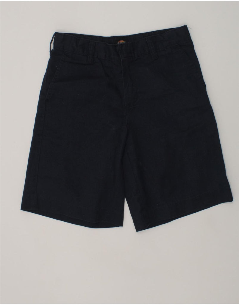 DICKIES Boys Chino Shorts 11-12 Years W26  Navy Blue Polyester | Vintage Dickies | Thrift | Second-Hand Dickies | Used Clothing | Messina Hembry 