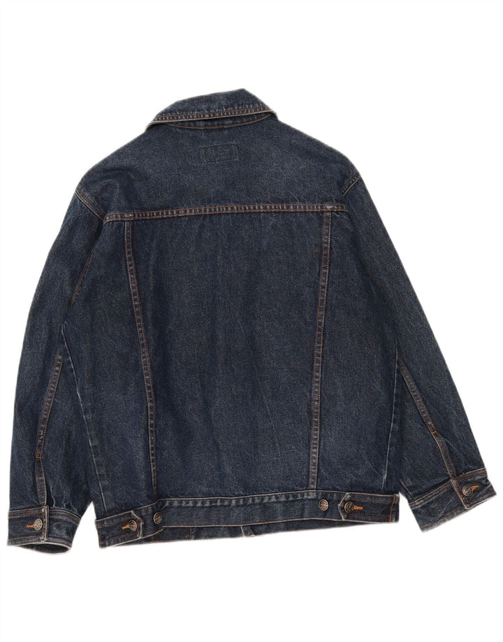 WPM Mens Denim Jacket UK 42 XL Blue Cotton