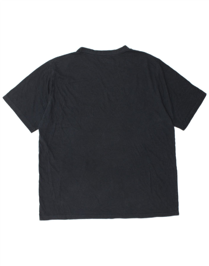 UNDER ARMOUR Mens Heat Gear Regular Fit Graphic T-Shirt Top 2XL Black