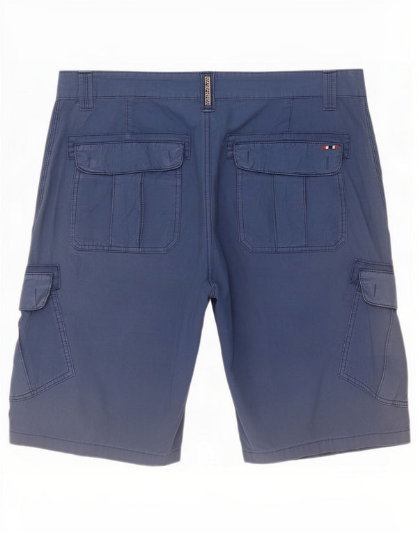 Napapijri Mens Geographic Cargo Shorts Large W36 Blue