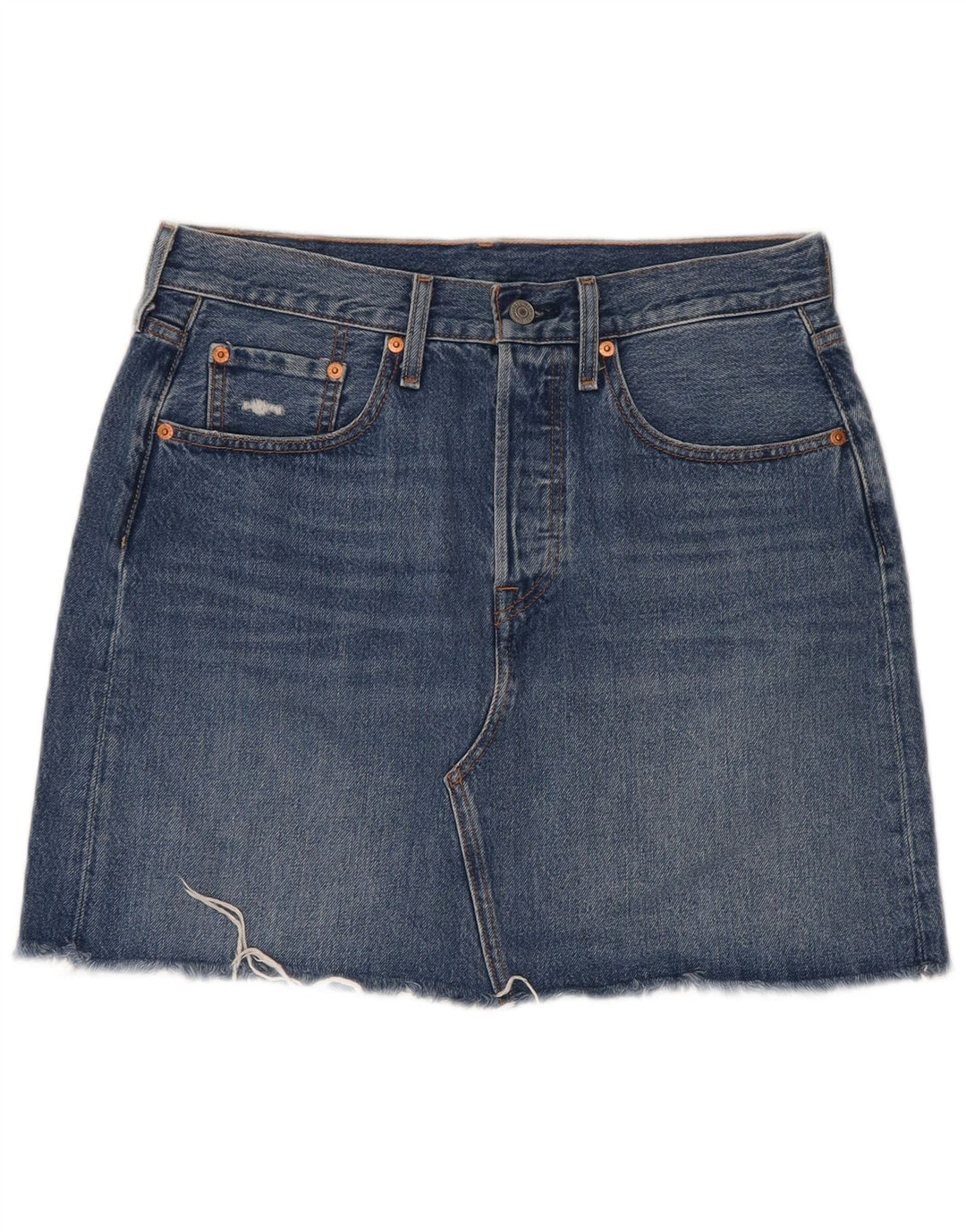 Levi's Womens Denim Skirt W30 Medium Blue