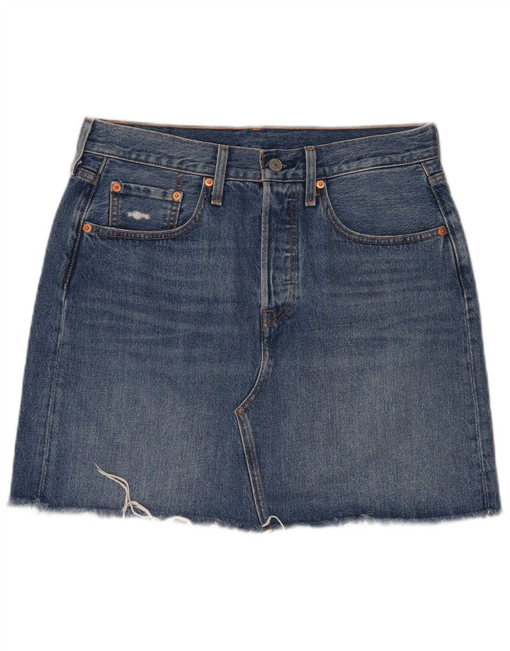 Levi's Womens Denim Skirt W30 Medium Blue