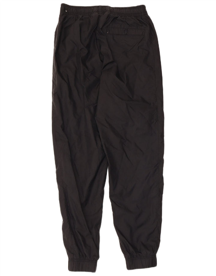 NIKE Mens Tracksuit Trousers Joggers Small Black Nylon