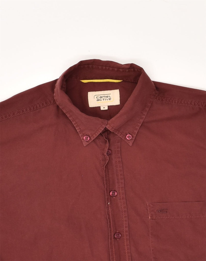 CAMEL ACTIVE Mens Shirt Medium Burgundy Cotton | Vintage Camel Active | Thrift | Second-Hand Camel Active | Used Clothing | Messina Hembry 