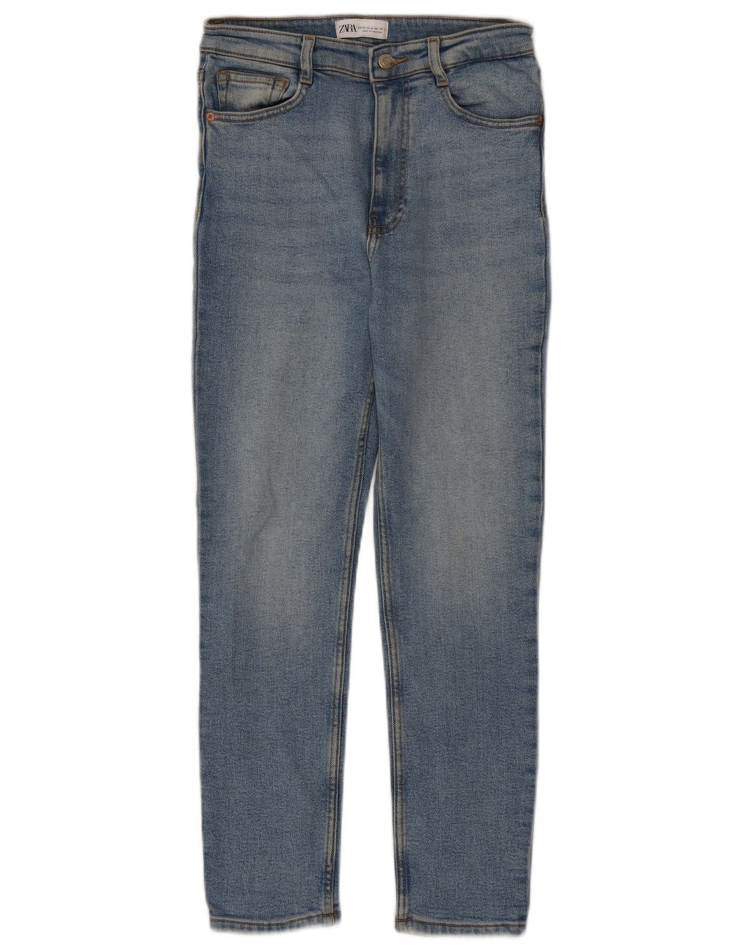 Zara Womens Slim Jeans EU 38 Small W28 L26 Blue Cotton