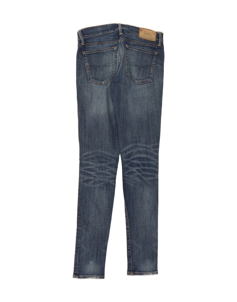 POLO RALPH LAUREN Womens Tompkins Skinny Jeans W28 L33 Blue Cotton Vintage Polo Ralph Lauren and Second-Hand Polo Ralph Lauren from Messina Hembry 