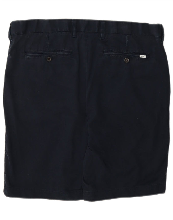 Marks & Spencer Mens Chino Shorts W38 XL Navy Blue Cotton